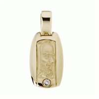 Charm Chimento Uomo in Oro giallo Diamante 0.03 Ct 1M06461ZB - 1M06461ZB